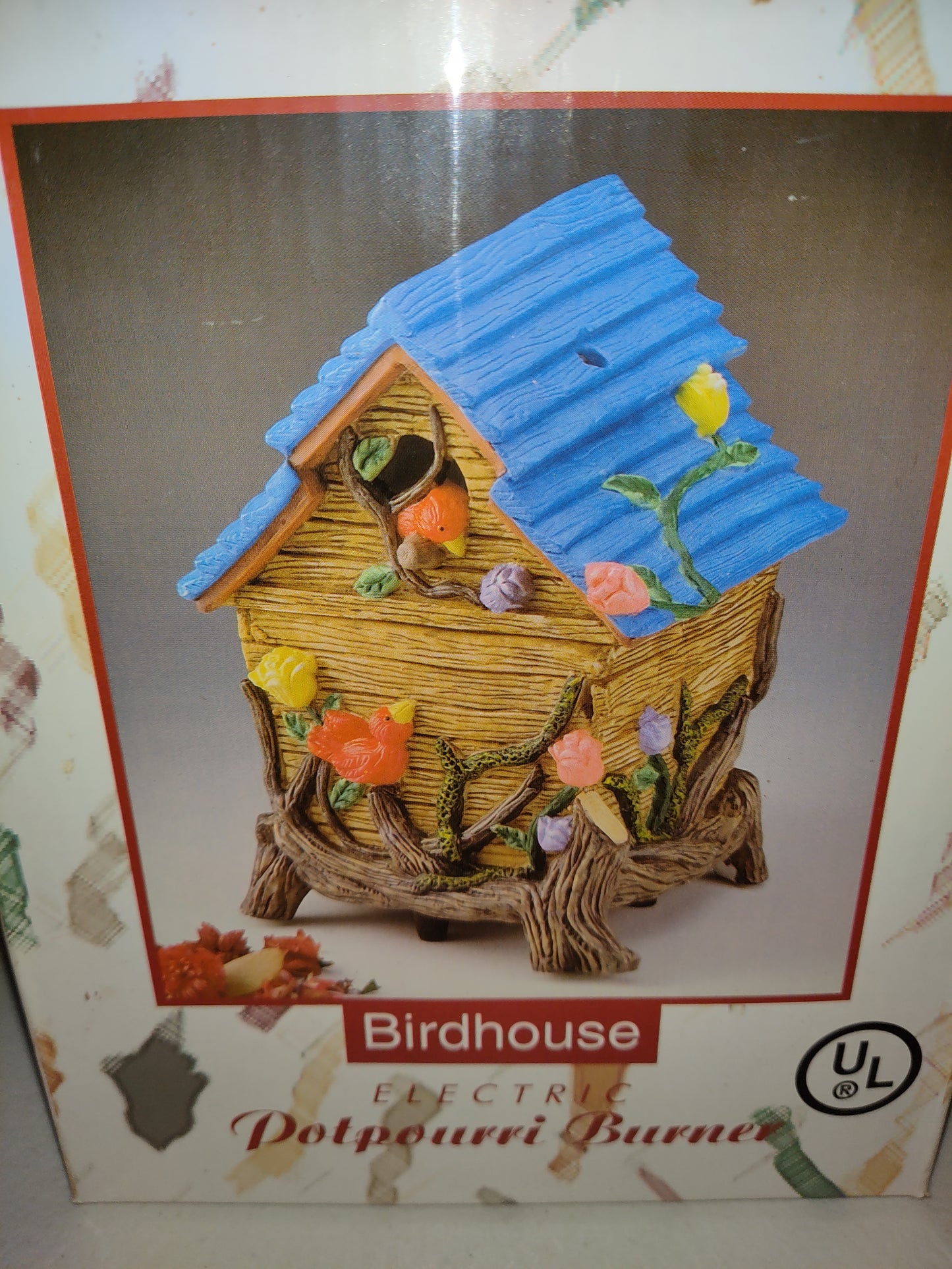 New In Box Electric Birdhouse Potpourri Burner