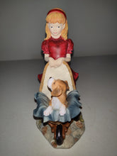 Load image into Gallery viewer, Home Interiors 12664-05 &quot;Sunday Stroll&quot; Little Girl with her Dog/Puppy 2005
