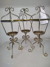 Load image into Gallery viewer, Vintage Home Interior Brass Finish Candle Lanterns
