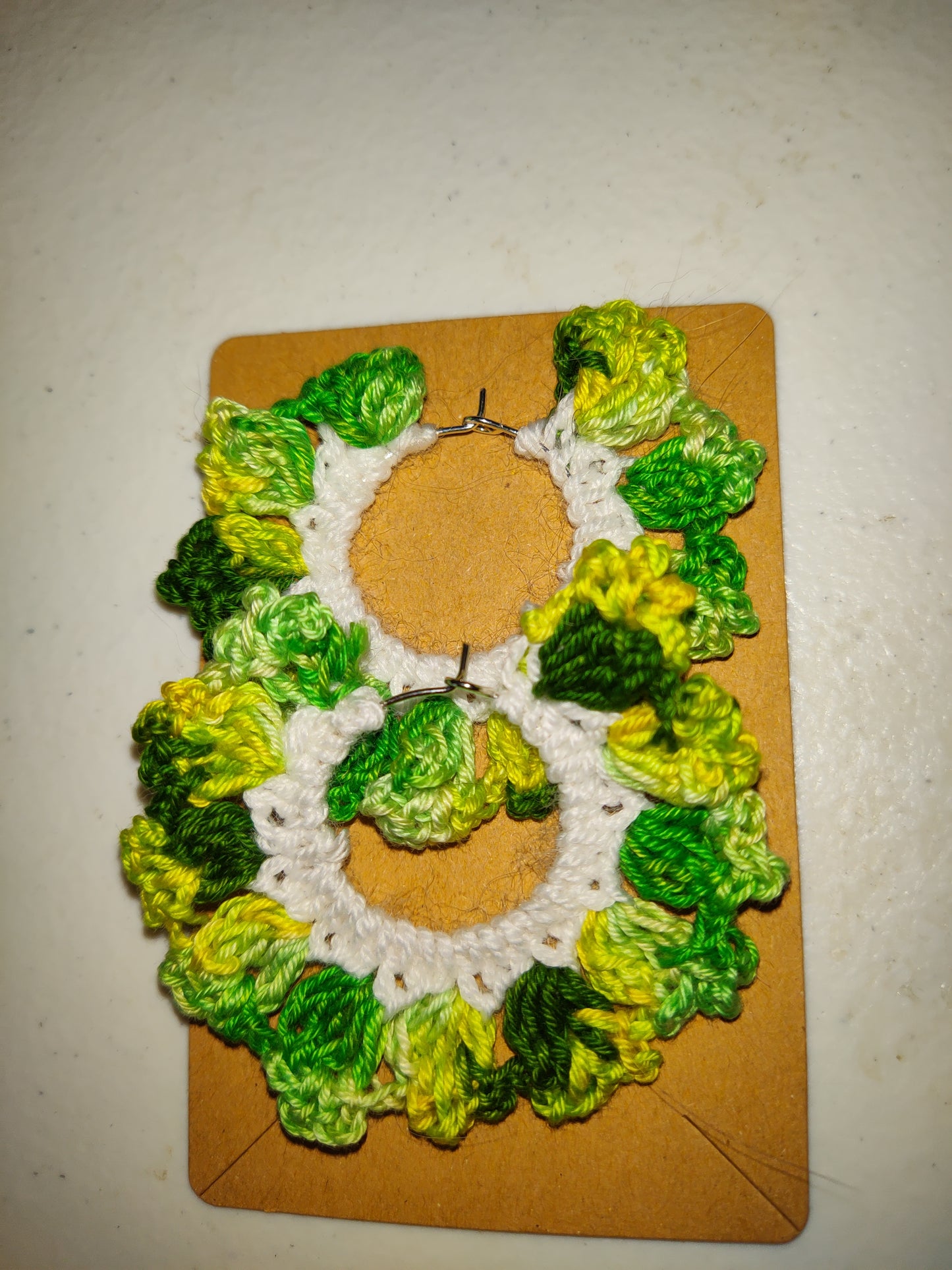 Bohemian Style Crochet Hoops
