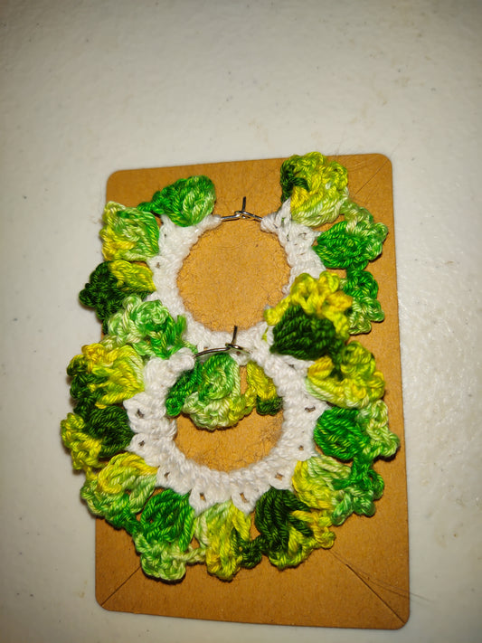 Aros de crochet estilo bohemio