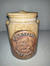 Carica l&#39;immagine nel visualizzatore di Gallery, Vintage Minnesota Wild Rice Stoneware Crock
