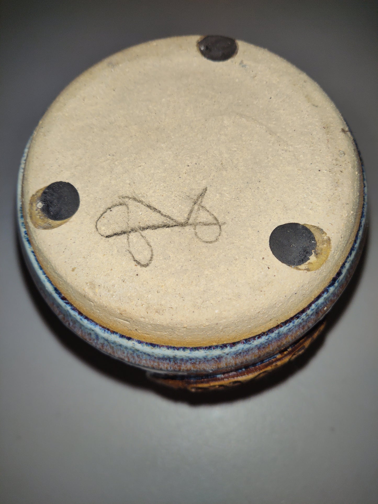 Olla de cerámica vintage para arroz salvaje de Minnesota