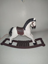 Lade das Bild in den Galerie-Viewer, Wooden Platform Rocking Horse Figurine.
