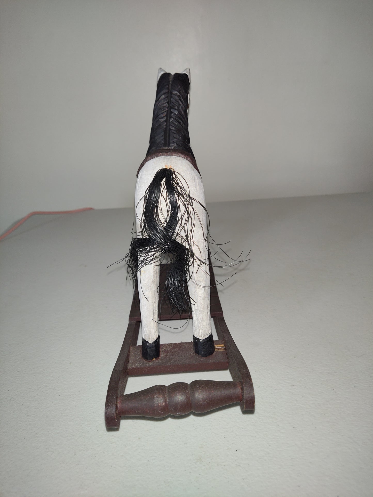 Wooden Platform Rocking Horse Figurine.