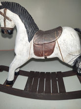 Load image into Gallery viewer, Wooden Platform Rocking Horse Figurine.
