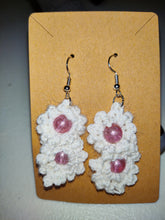 Load image into Gallery viewer, Floral Dangle Earrings
