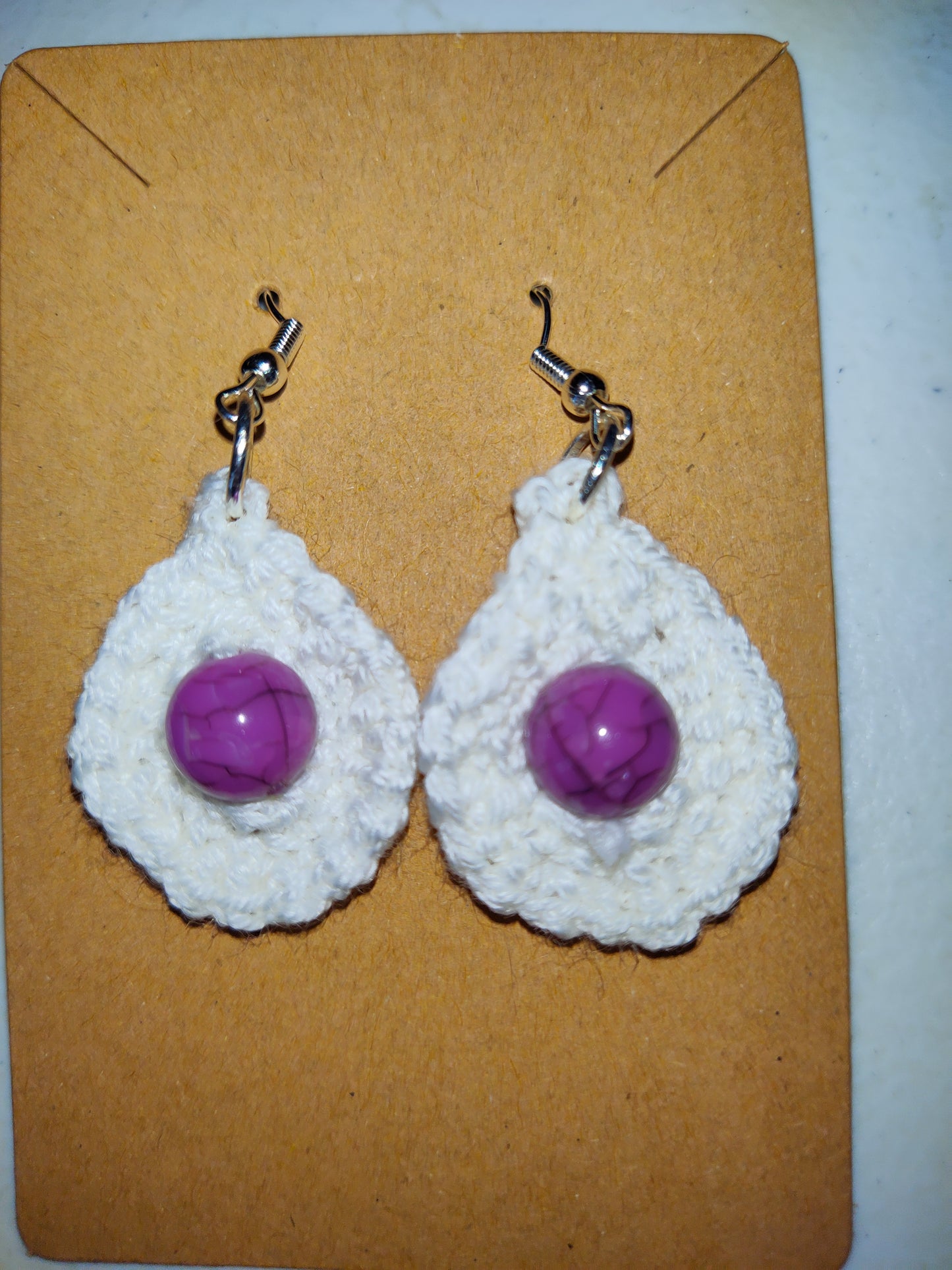 Vintage Style Crochet Earrings