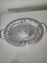 Load image into Gallery viewer, Vintage Stainless Steel Turkey Platter
