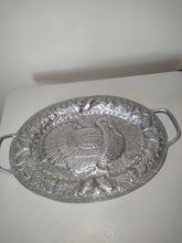 Cargar imagen en el visor de la galería, Vintage Stainless Steel Turkey Platter
