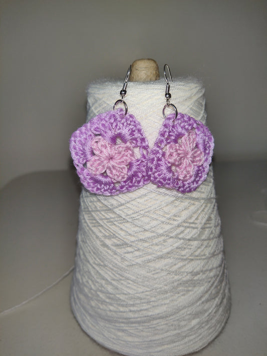 Granny Square Earrings