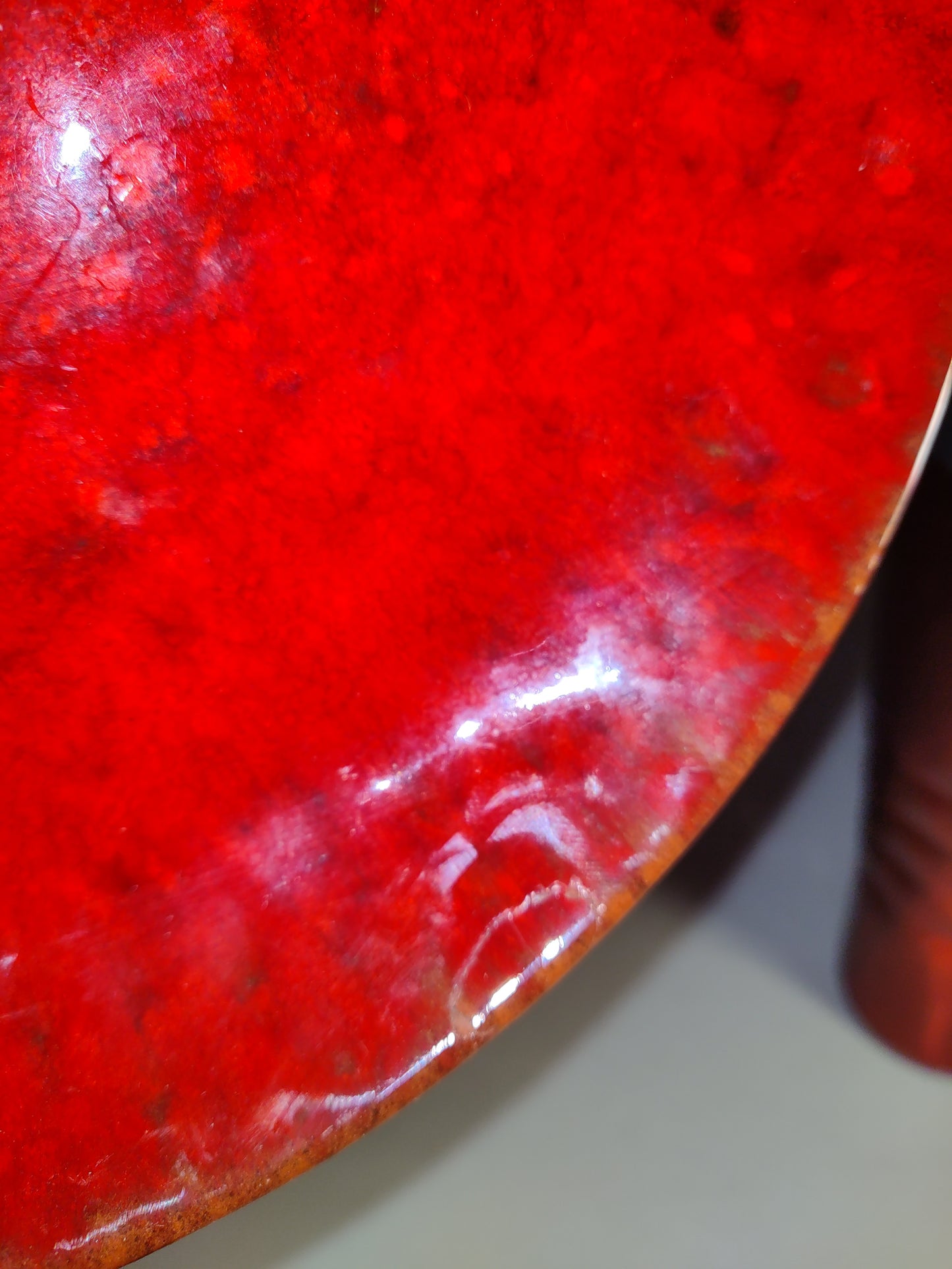 köln keramik Weber mid century pottery red decorative Bowl