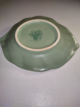 Load image into Gallery viewer, Pfaltzgraff Naturewood Green Leaf Serving Dish Dragonfly &amp;  Bee
