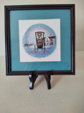 Cargar imagen en el visor de la galería, P Buckley Moss Christmas at Home 1994 Framed Numbered Signed Carriage Children
