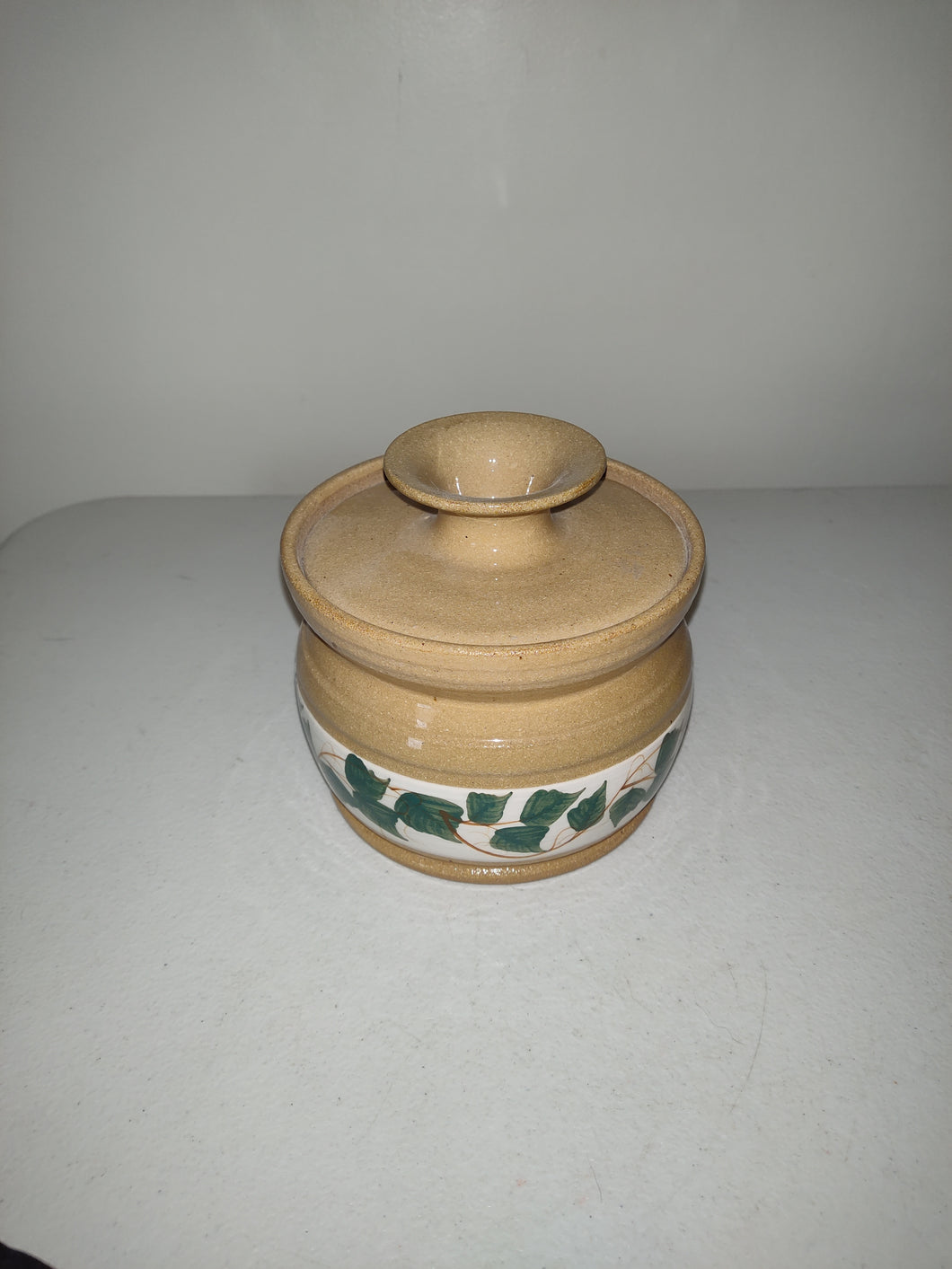 Mill Creek Stoneware Sugar Bowl/ Small Crock