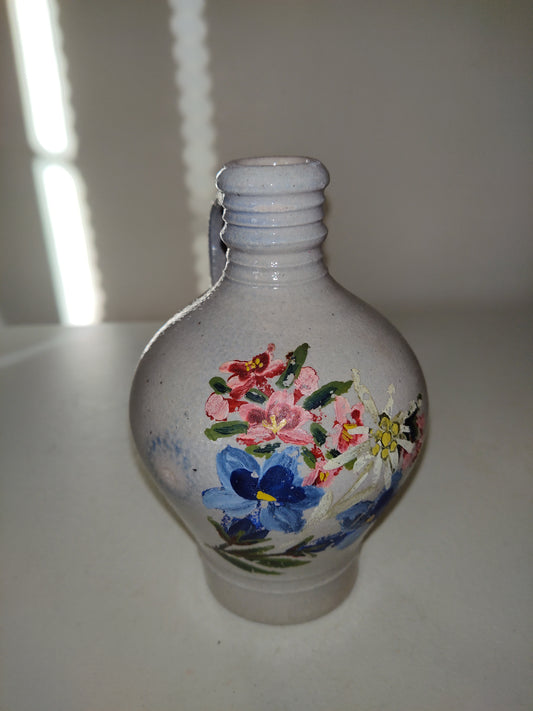 Vintage Wine Jug Pottery Vase. Rare Find. Jnh German