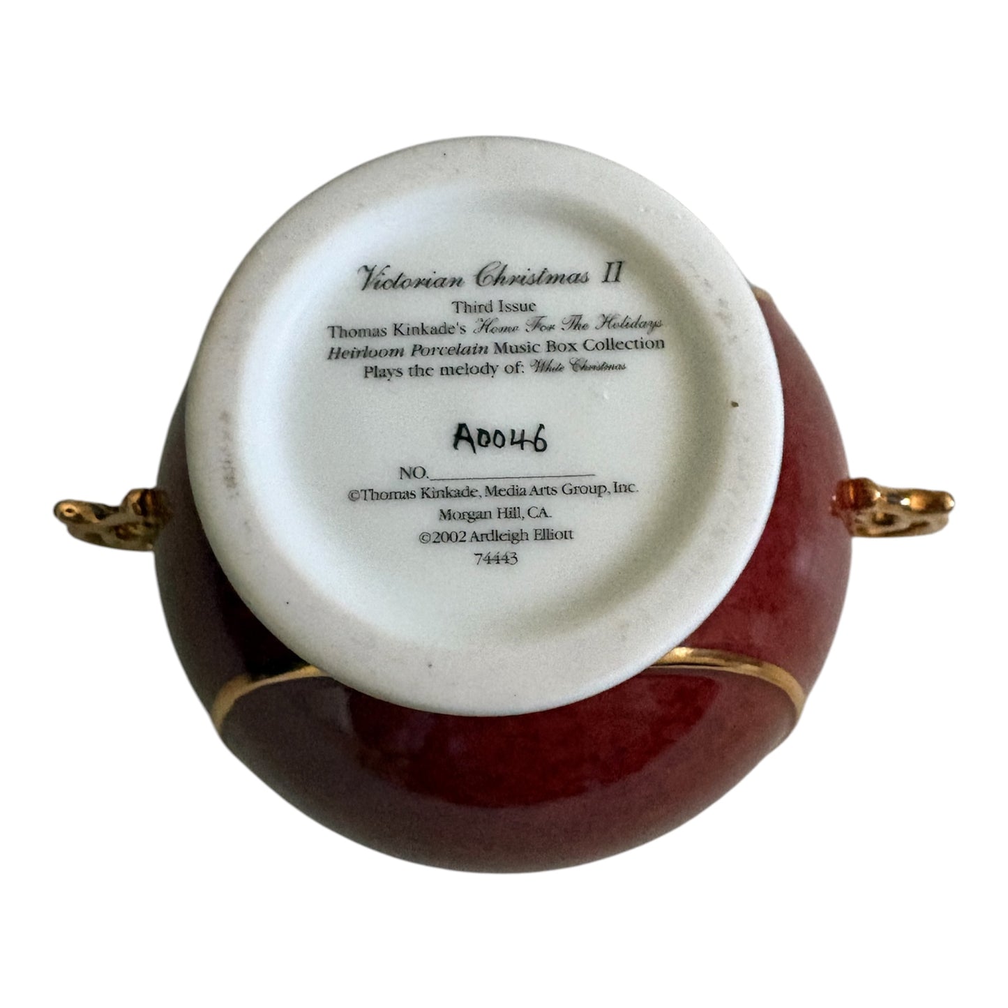 Thomas Kinkade's Home for the Holidays Heirloom Porcelain Music Box Collection