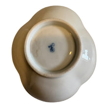Cargar imagen en el visor de la galería, Vintage Hand-Painted Porcelain Divided Trinket Dish with Gold Gilt &amp; Scenic Panels – Stamped On Bottom

