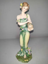 Load image into Gallery viewer, 2004 Home Interiors and Gifts Blossom Figurine Green Flowers
