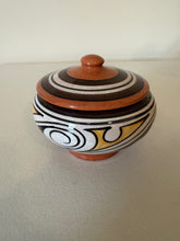 Load image into Gallery viewer, Vintage C Murillo Panama Hand Painted Art Pottery Trinket Bowl
