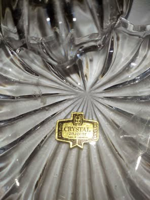 Crystal Zajecar Trinket Dish
