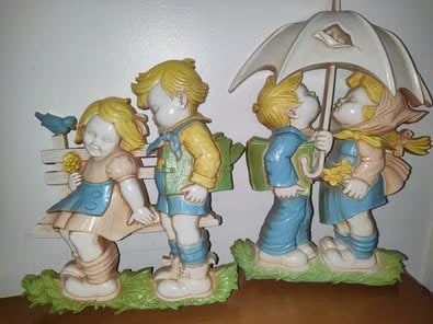 Vintage Homco Nursery Wall Decor