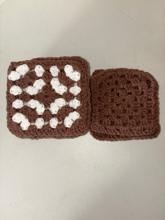 Cuadrados de abuelita de crochet