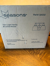 Load image into Gallery viewer, Seasons Two Light Vanity 3 New In Box
