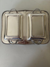 Load image into Gallery viewer, Vintage Silver Plate Double Server
