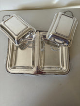Load image into Gallery viewer, Vintage Silver Plate Double Server
