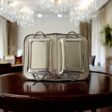 Load image into Gallery viewer, Vintage Silver Plate Double Server
