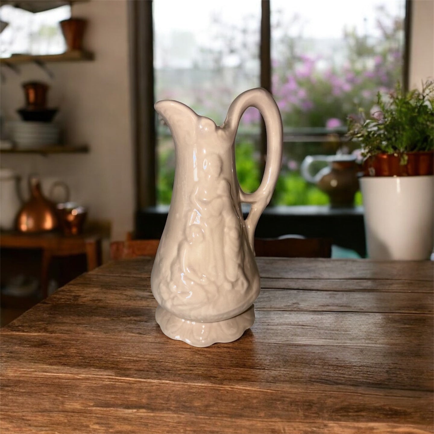 Vintage Handmade Pitcher/Flower Vase