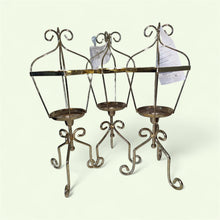Load image into Gallery viewer, Vintage Home Interior Brass Finish Candle Lanterns
