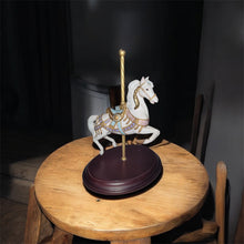 Load image into Gallery viewer, Franklin Mint Porcelain Carousel Horse Statue "Carousel Magic" 1987 Lynn Lupetti
