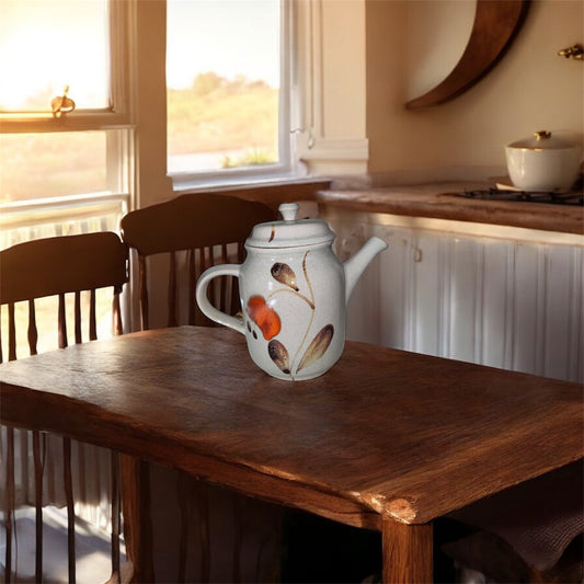 Vintage Retro Stoneware TeaPot. France