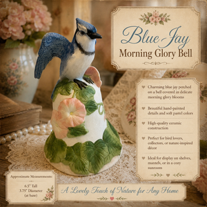 Vintage Avon Blue Jay Morning Glory Bell