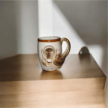 Load image into Gallery viewer, Vintage Alligator Nodder Coffee Mug Florida Souvenir Patent T.T. Japan
