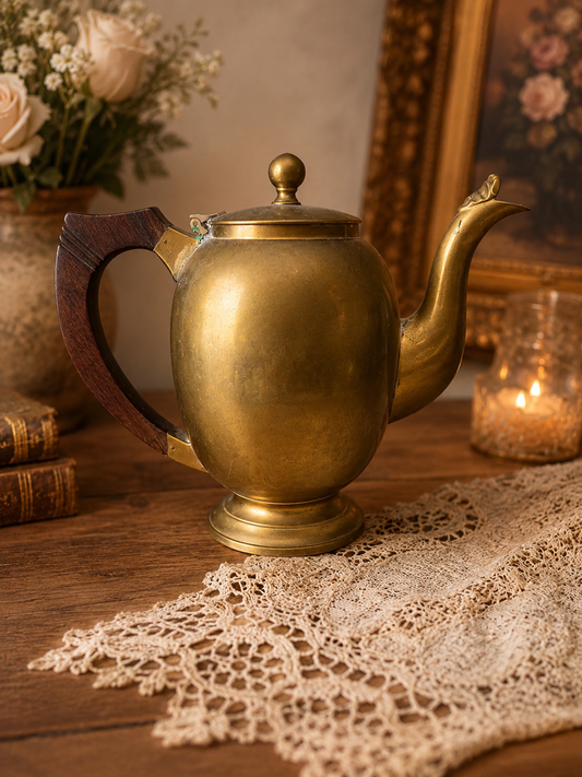 Vintage Brass Teapot