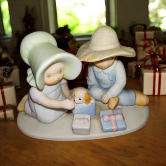 Círculo de amigos - Por Masterpiece - Homco - El regalo perfecto - Niño - Niña - Cachorro - Regalo