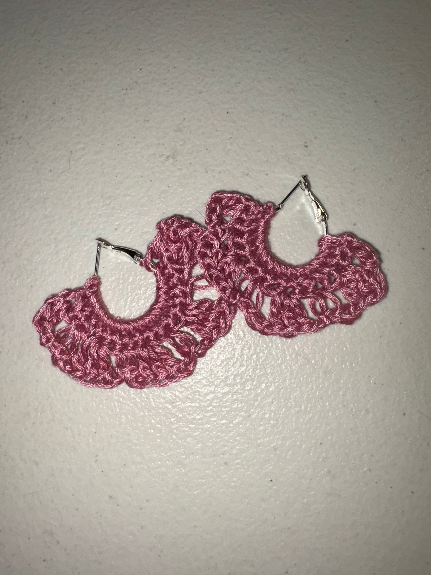 Small Bohemian Crochet Earrings