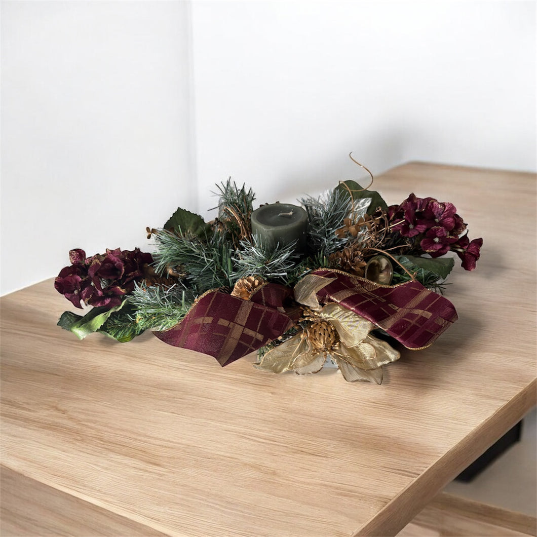 Handmade Holiday Candle Holder