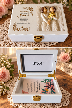 Friendship Keepsake Box with Photo Frame
