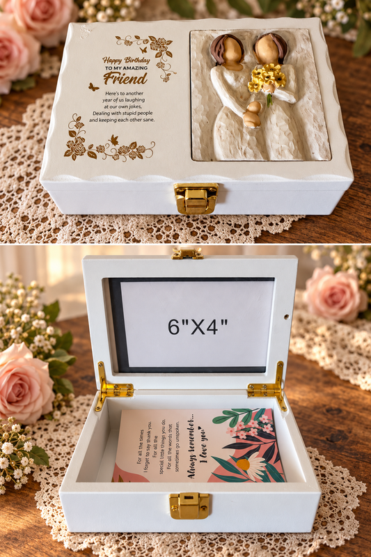 Friendship Keepsake Box with Photo Frame