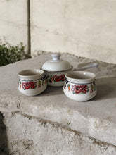 Load image into Gallery viewer, 1997 Campbells Soup Mug Pot Gibson Enamel Coated Checkered.
