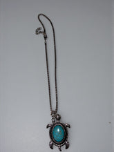 Load image into Gallery viewer, Turtle  Pendant Charm / 18"+2"(chain) Chain Necklace
