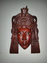 Load image into Gallery viewer, Chinese Empress Rosewood Carved Mask

