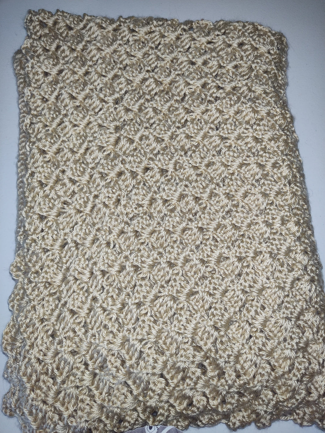 Handmade Crochet Blanket Throw