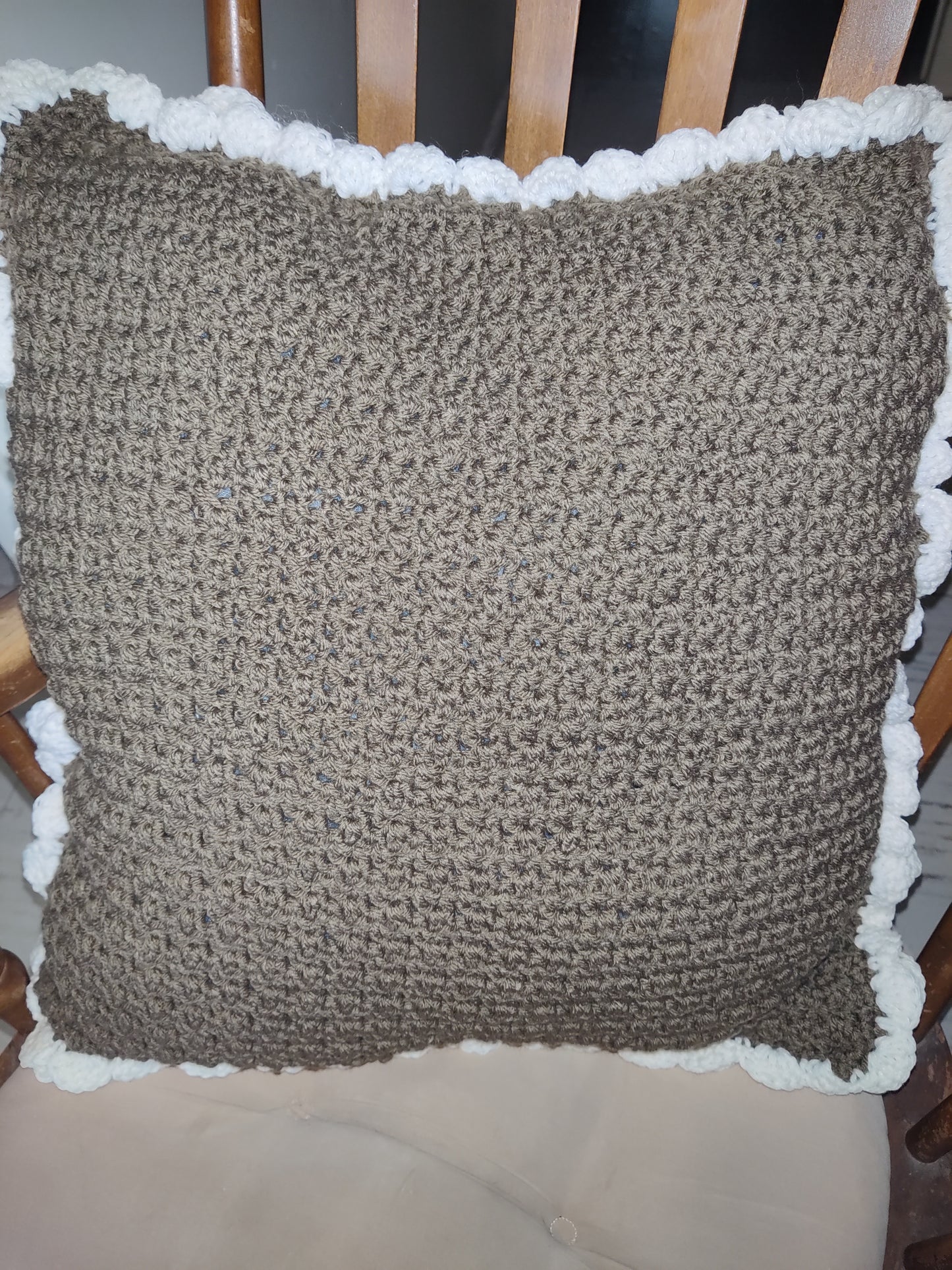 Made to order!! Hand Crochet Throw Pillow.