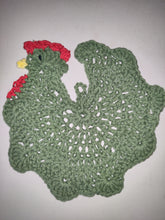 Load image into Gallery viewer, Two Handmade Chicken Potholders
