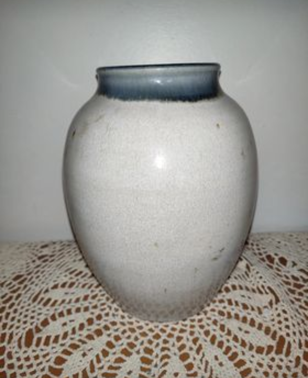 Blue And White Pottery Jug/Vase